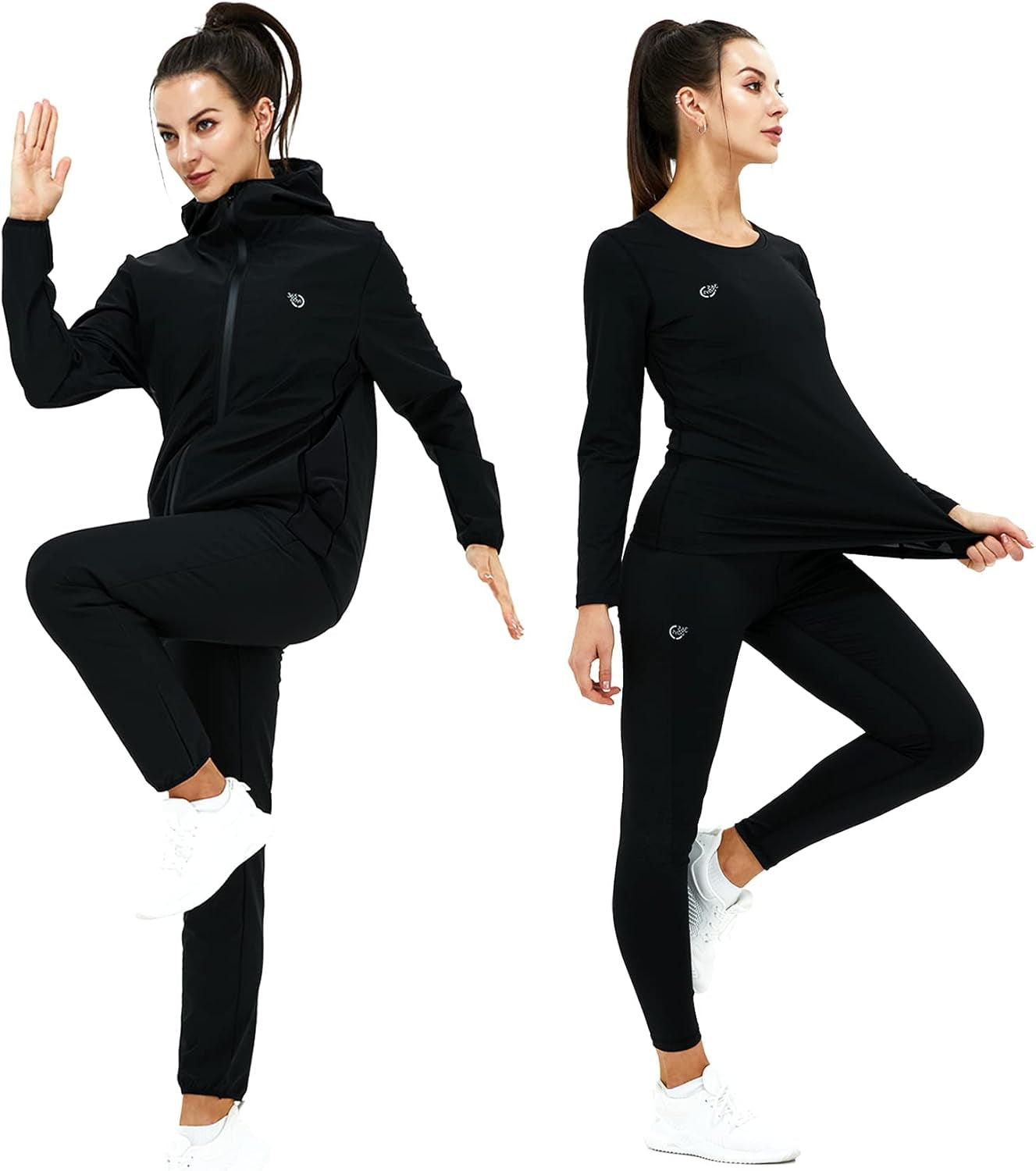 Sauna Suit for Women Weight Loss Sweat Suit Slim Fitness Clothes